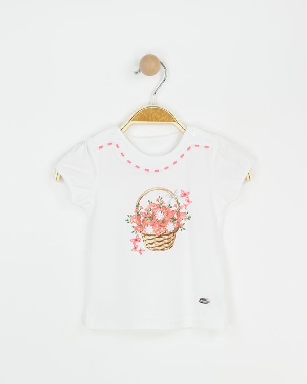 Picture of B02203 GIRLS 100% COTTON TOP